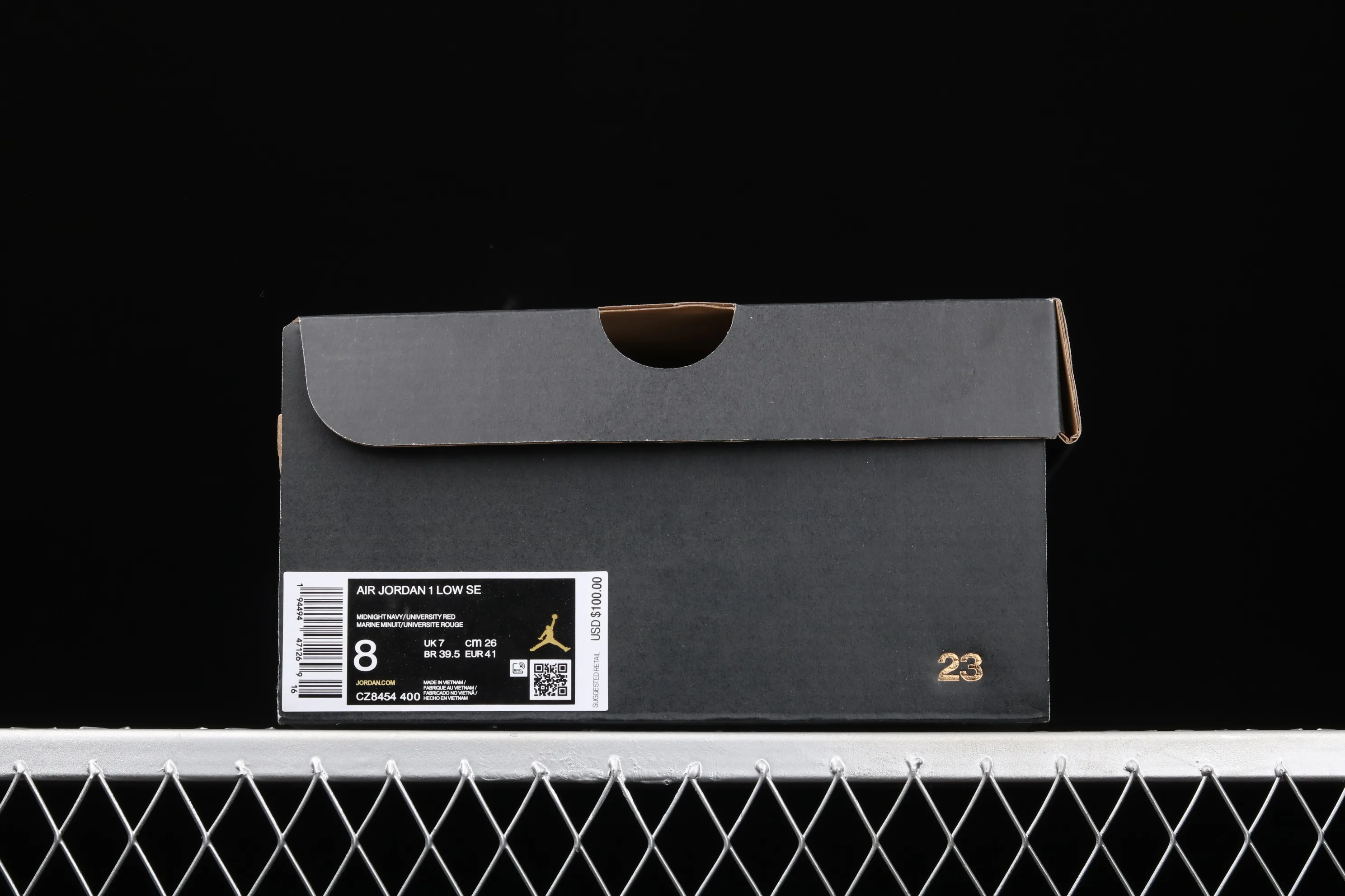 All categories Air Jordan Jordan series basketball shoes Air Jordan 1 Low G version pure original Air Jordan 1 Low AJ1 Joe 1 Patriot blue and red low-top cultural and leisure sports sneakers CZ8454-400
